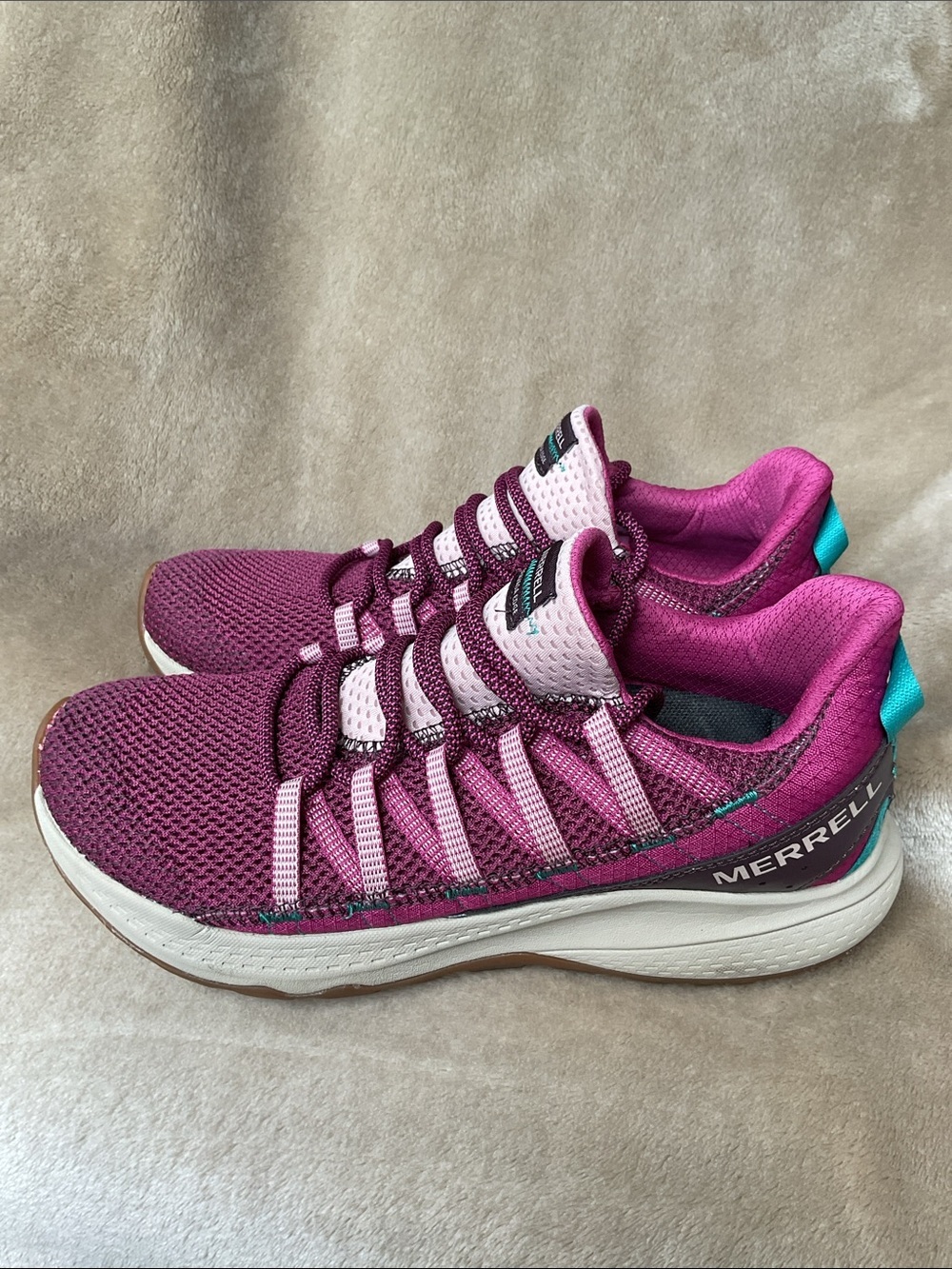 Merrell Women’s Bravada Edge Hiking Sneakers Fuchsia Size 9